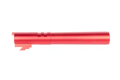 Aluminiowa lufa zewnętrzna 5KU do replik TM Hi-Capa 5.1 Czerwona - obrazek 4