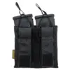 Podwójna ładownica Open Top na magazynki M4/M16 + pistoletowe Czarna OD-G-EME-19-041260-00 asgbox.pl