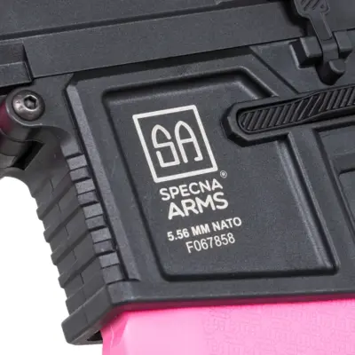 asgbox.pl - Karabinek ASG Specna Arms SA-F04-RL FLEX™ BLDC™ Light Ops Stock/  HAL ETU™  Gen. 2 Różowy