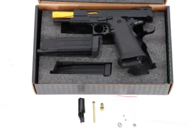 asgbox.pl - Specna Arms Hi-Capa SA-VGP09 VAPOR Pistolet GBB - Czarno-Złoty