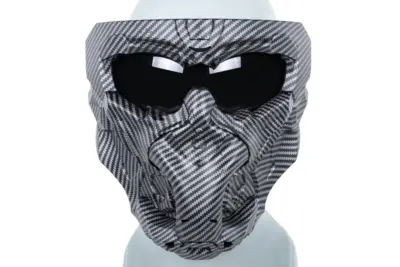 asgbox.pl - Zestaw 2 w 1 Maska Wosport Doomsday MA-150 Carbon Fiber