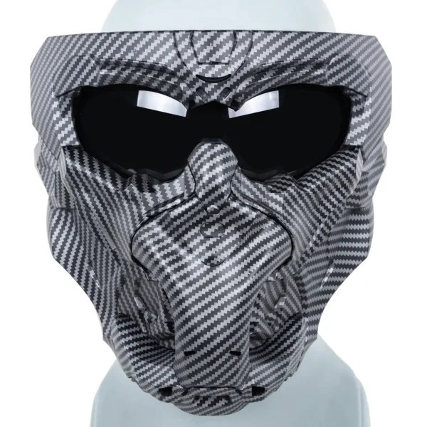 asgbox.pl - Zestaw 2 w 1 Maska Wosport Doomsday MA-150 Carbon Fiber