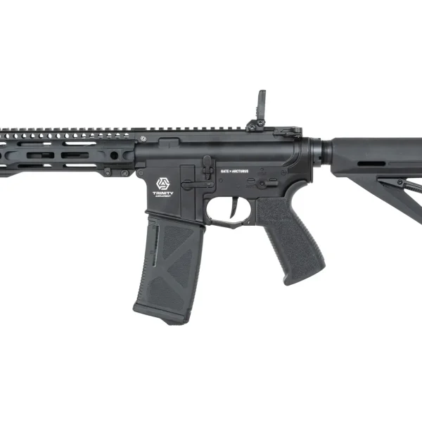 asgbox.pl - Karabinek treningowy ASG GATE x ARCTURUS Trinity Armament Alpha SBR 7.9'' TITAN II Bluetooth® ETU