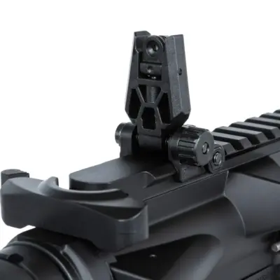 asgbox.pl - Karabinek ASG Specna Arms RRA SA-E24 HAL ETU™ Czarny z pomarańczowym urządzeniem wylotowym