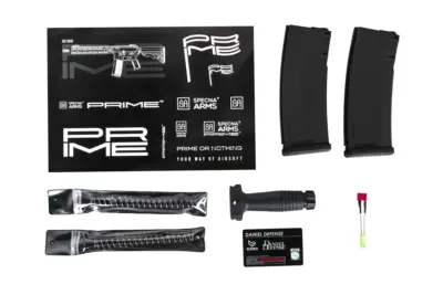 asgbox.pl - Karabinek ASG Specna Arms Daniel Defense® MK18 SA-P19 Prime™ BLDC™ Aster II ETU Single Fire Only Czarny