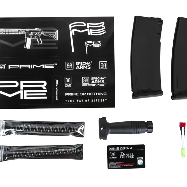asgbox.pl - Karabinek ASG Specna Arms Daniel Defense® MK18 SA-P19 Prime™ BLDC™ Aster II ETU Single Fire Only Czarny