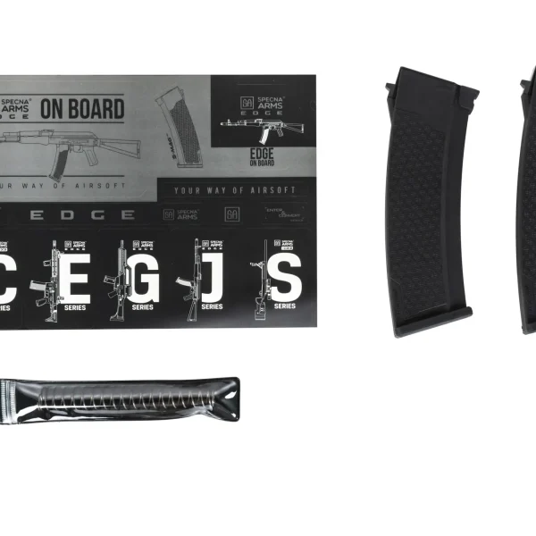 asgbox.pl - Specna Arms AK SA-J02 EDGE Gen.2 Karabin szturmowy AEG (Single Fire Only) - Czarny