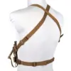asgbox.pl - Minimalistyczna kamizelka typu Chest Rig Wosport VE-108 Coyote Brown