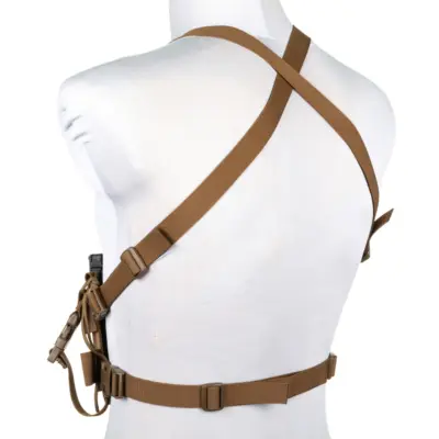 asgbox.pl - Minimalistyczna kamizelka typu Chest Rig Wosport VE-108 Coyote Brown