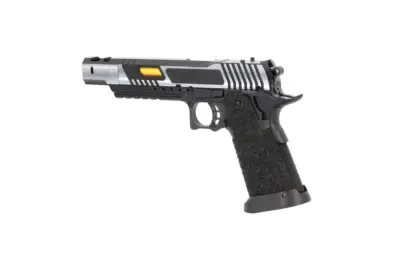 asgbox.pl - Specna Arms Hi-Capa SA-VGP20 VAPOR Pistolet GBB (Optics Ready) - Czarno-Srebrny