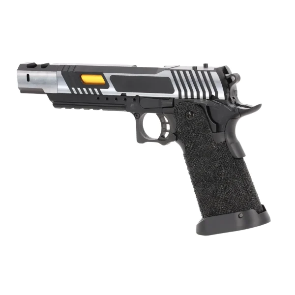 asgbox.pl - Specna Arms Hi-Capa SA-VGP20 VAPOR Pistolet GBB (Optics Ready) - Czarno-Srebrny