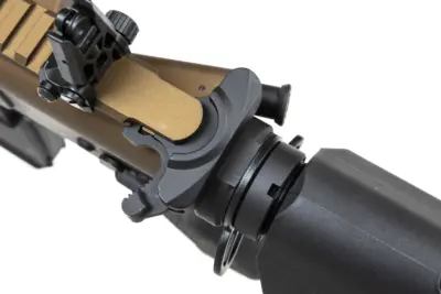 asgbox.pl - Karabinek ASG Specna Arms RRA SA-E24 HAL ETU™ Chaos Bronze z pomarańczowym urządzeniem wylotowym