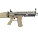 asgbox.pl - Karabinek szturmowy ASG Cybergun x FN HERSTAL SCAR-L z walizką transportową Tan