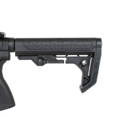 asgbox.pl - Pistolet maszynowy ASG Specna Arms SA-FX01 FLEX™ HAL ETU Czarny z pomarańczowym urządzeniem wylotowym
