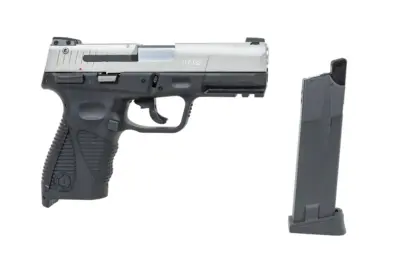 Pistolet ASG Cybergun 24/7 G2 CO2 Czarno-srebrny - obrazek 2