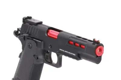 asgbox.pl - Specna Arms Hi-Capa SA-VGP12 VAPOR Pistolet GBB - Czarno-Czerwony