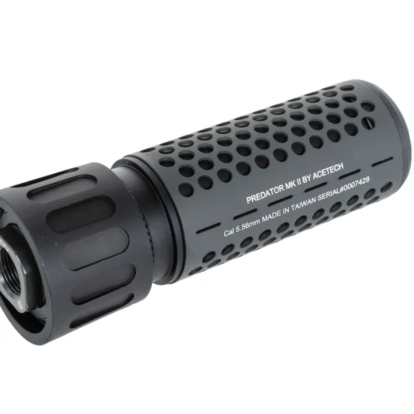 asgbox.pl - Zestaw Acetech tłumik płomienia MKII QD + tłumik dźwięku Predator MKII QD + Tracer Brighter R Czarny