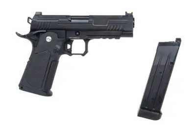 Arcturus Hi-Capa Vanguard 4.3" Pistolet GBB (Optics Ready) - Czarny - obrazek 2
