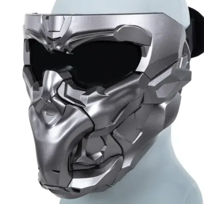 Alternative view of Zestaw 2 w 1 Maska Wosport Doomsday MA-150 Jasno Szary