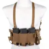 Minimalistyczna kamizelka typu Chest Rig Wosport VE-108 Coyote Brown OD-G-WSP-18-047495-00 asgbox.pl