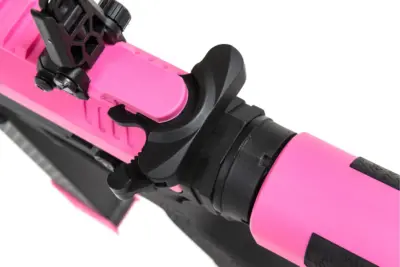 Pistolet maszynowy ASG Specna Arms SA-FX02 FLEX™ HAL ETU Różowy z pomarańczowym urządzeniem wylotowym - obrazek 3