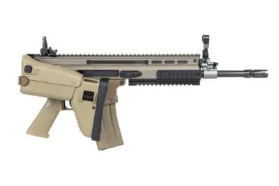Karabinek szturmowy ASG Cybergun x FN HERSTAL SCAR-L z walizką transportową Tan - obrazek 2