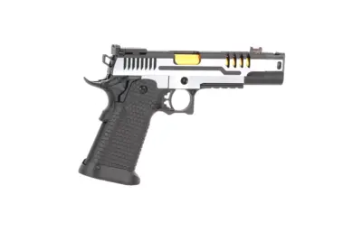 Specna Arms Hi-Capa SA-VGP24 VAPOR Pistolet GBB - Czarno-Srebrny - obrazek 3