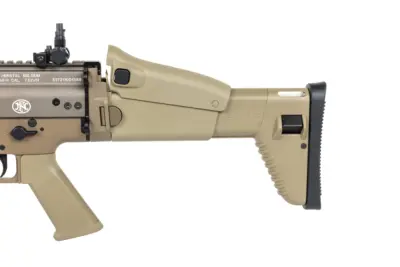 Karabinek szturmowy ASG Cybergun x FN HERSTAL SCAR-H z walizką transportową Tan - obrazek 2