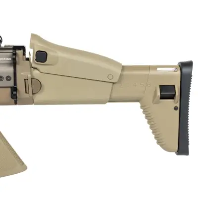 Alternative view of Karabinek szturmowy ASG Cybergun x FN HERSTAL SCAR-H z walizką transportową Tan