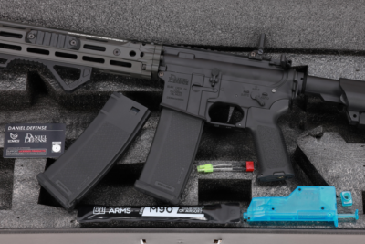 asgbox.pl - Karabinek ASG Specna Arms Daniel Defense® RIS III 12.5'' SA-E28 EDGE™ HAL 2™ ETU Gen. 2 Chaos Grey