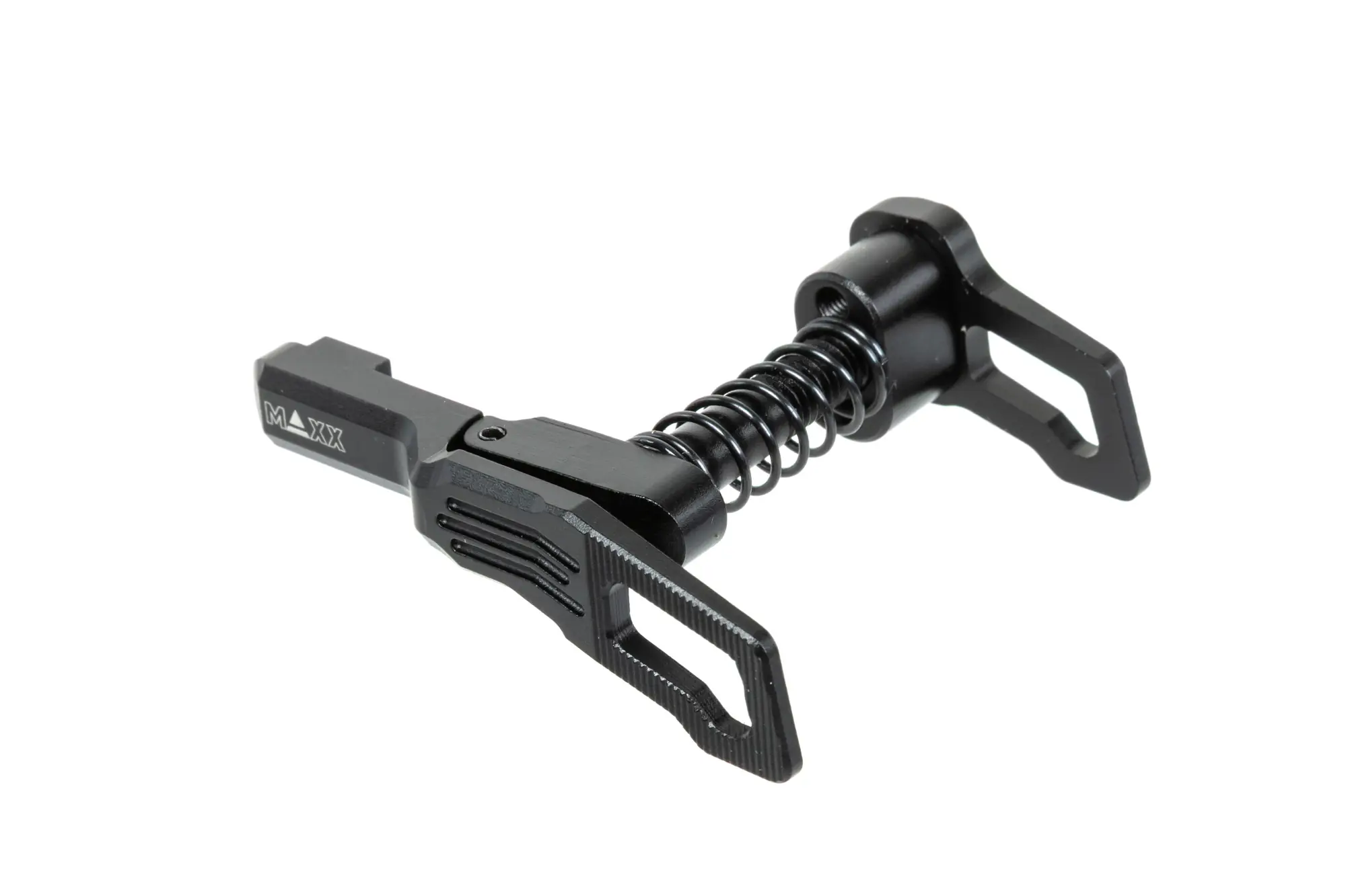 Aluminiowy zwalniacz magazynka Maxx Model Advanced typu B do replik MTW M4 Czarny OD-G-MXM-09-047216-00 asgbox.pl asgbox.pl - Aluminiowy zwalniacz magazynka Maxx Model Advanced typu B do replik MTW M4 Czarny