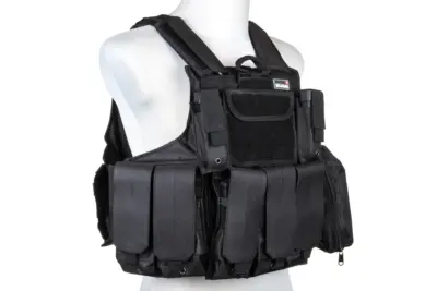 asgbox.pl - Kamizelka taktyczna Cybergun Swiss Arms CIRAS Czarna