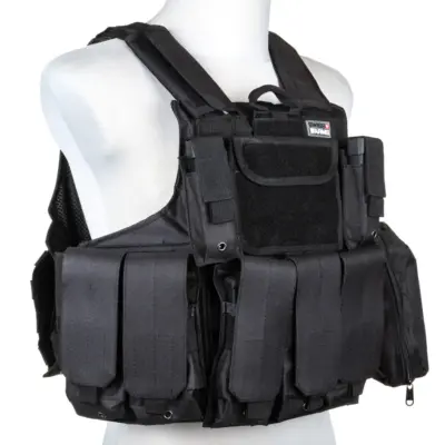 asgbox.pl - Kamizelka taktyczna Cybergun Swiss Arms CIRAS Czarna