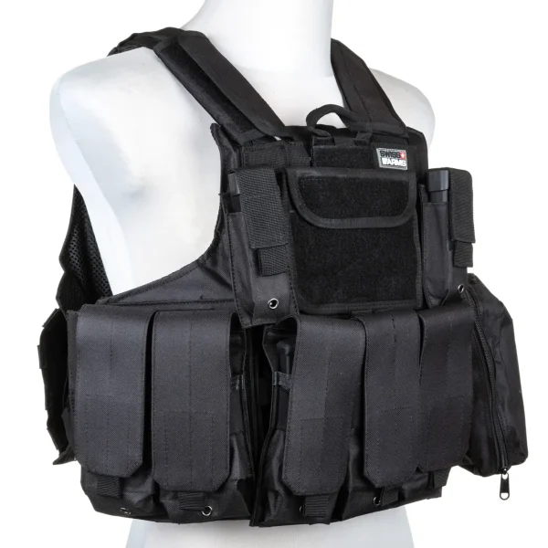 asgbox.pl - Kamizelka taktyczna Cybergun Swiss Arms CIRAS Czarna