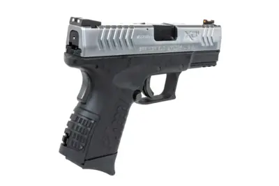 Pistolet ASG Cybergun x Springfield XDM 3.8" Compact Czarno-srebrny - obrazek 2