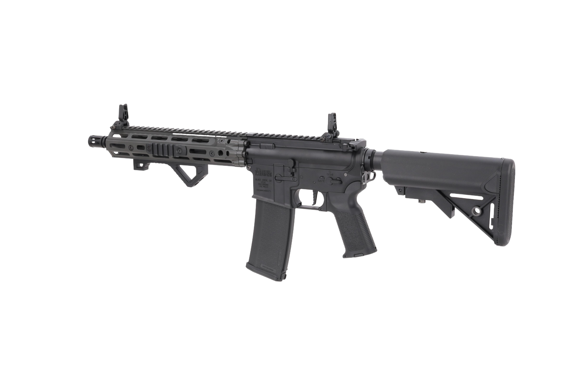 Karabinek ASG Specna Arms Daniel Defense® RIS III 10.5'' SA-E27 EDGE™ HAL 2™ ETU Gen. 2 Chaos Grey OD-G-SPE-01-047208-00 asgbox.pl Karabinek ASG Specna Arms Daniel Defense® RIS III 10.5'' SA-E27 EDGE™ HAL 2™ ETU Gen. 2 Chaos Grey - obrazek 3