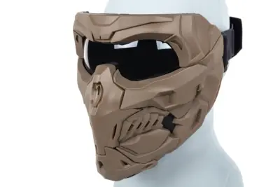 Zestaw 2 w 1 Maska Wosport Doomsday MA-150 Tan - obrazek 3