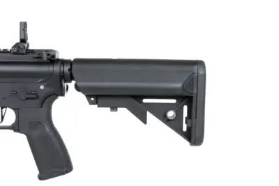 Karabinek ASG Specna Arms RRA SA-E24 HAL ETU™ Czarny z pomarańczowym urządzeniem wylotowym - obrazek 3