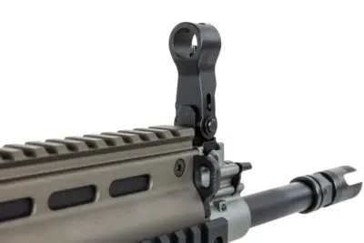 Karabinek szturmowy ASG Cybergun x FN HERSTAL SCAR-L z walizką transportową Tan - obrazek 3