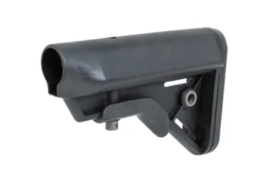asgbox.pl - Regulowana kolba taktyczna Specna Arms do replik M4/M16 Czarna