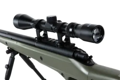 Karabin snajperski ASG WELL MB12DG Oliwkowy - obrazek 3
