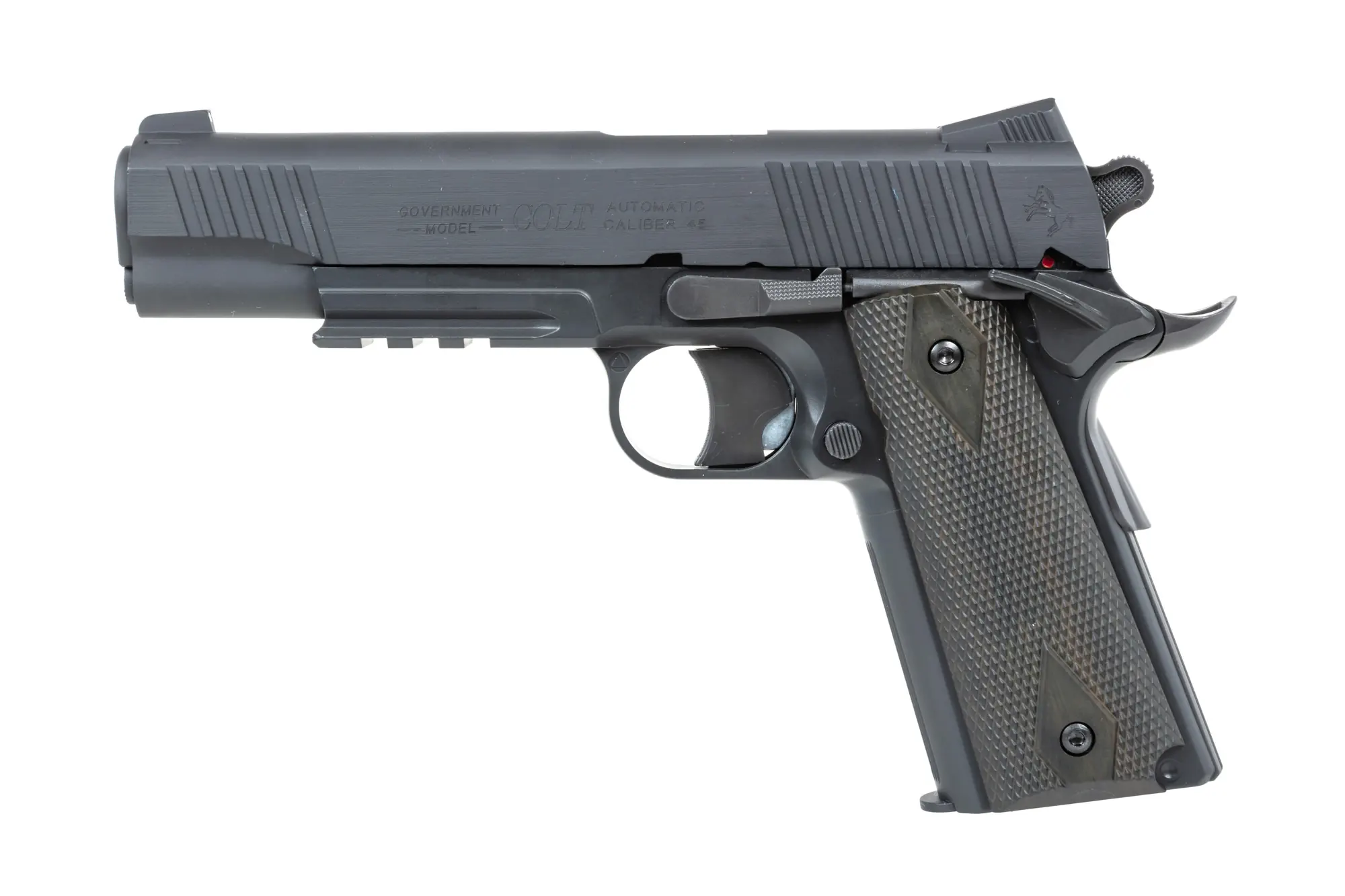 Pistolet ASG Cybergun Colt Rail NBB CO2 OD-G-CYB-02-046860-00 asgbox.pl Pistolet ASG Cybergun Colt Rail NBB CO2 - obrazek 2