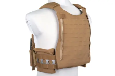 Kamizelka taktyczna typu Plate Carrier Wosport VE-75 Coyote Brown - obrazek 2