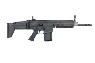 asgbox.pl - Karabinek szturmowy ASG Cybergun x FN HERSTAL SCAR-H z walizką transportową Czarny