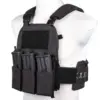 asgbox.pl - Kamizelka taktyczna typu Plate Carrier Wosport VE-75 Czarna