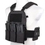 asgbox.pl - Kamizelka taktyczna typu Plate Carrier Wosport VE-75 Czarna
