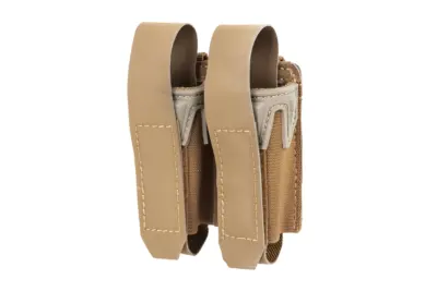 asgbox.pl - Podwójna ładownica Wosport na magazynki pistoletowe MG-126 Coyote Brown