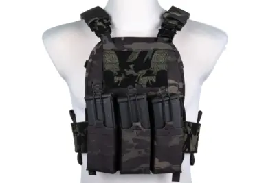 Kamizelka taktyczna typu Plate Carrier Wosport VE-75 MC Black - obrazek 2