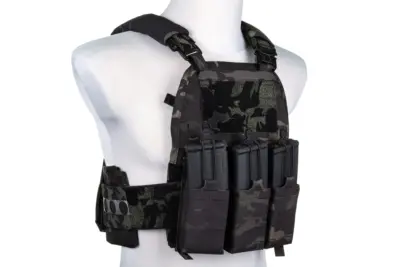 Kamizelka taktyczna typu Plate Carrier Wosport VE-75 MC Black - obrazek 3