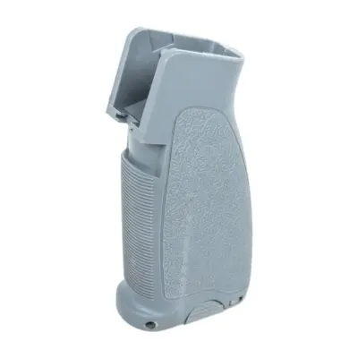 asgbox.pl - Chwyt pistoletowy Battle Axe do replik M4/M16 AEG Szary